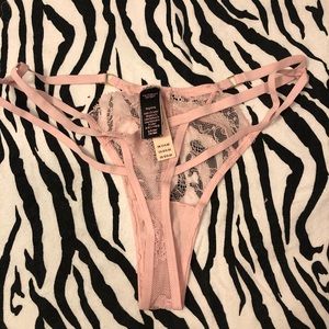 Pink lace panties from Victoria’s Secret